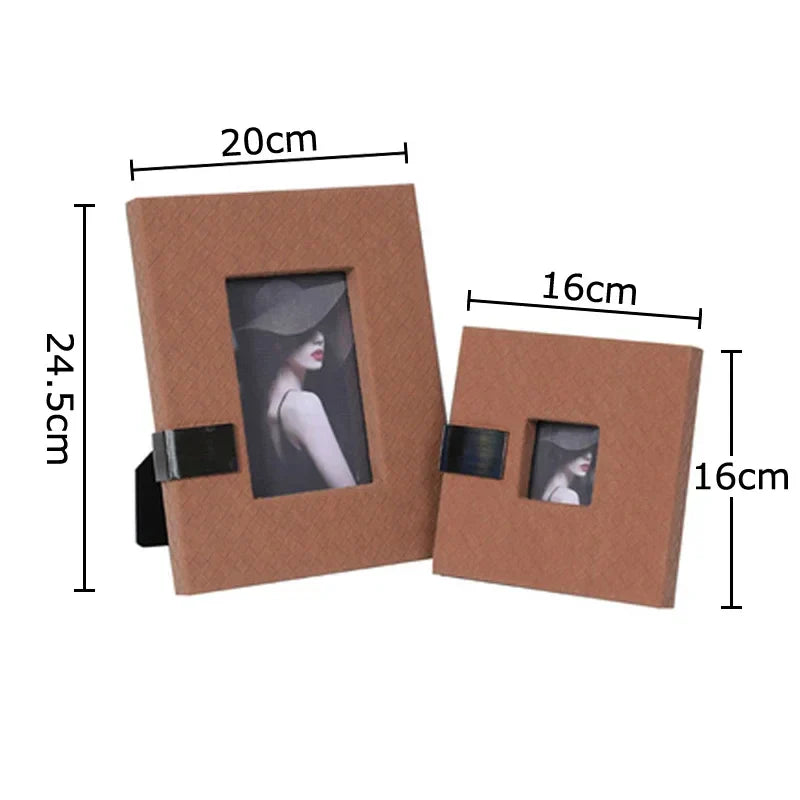 Decorbites™ Leder-Foto-Rahmen | Modernes Design Bildrahmen für Nachttisch & Schreibtisch-Dekoration