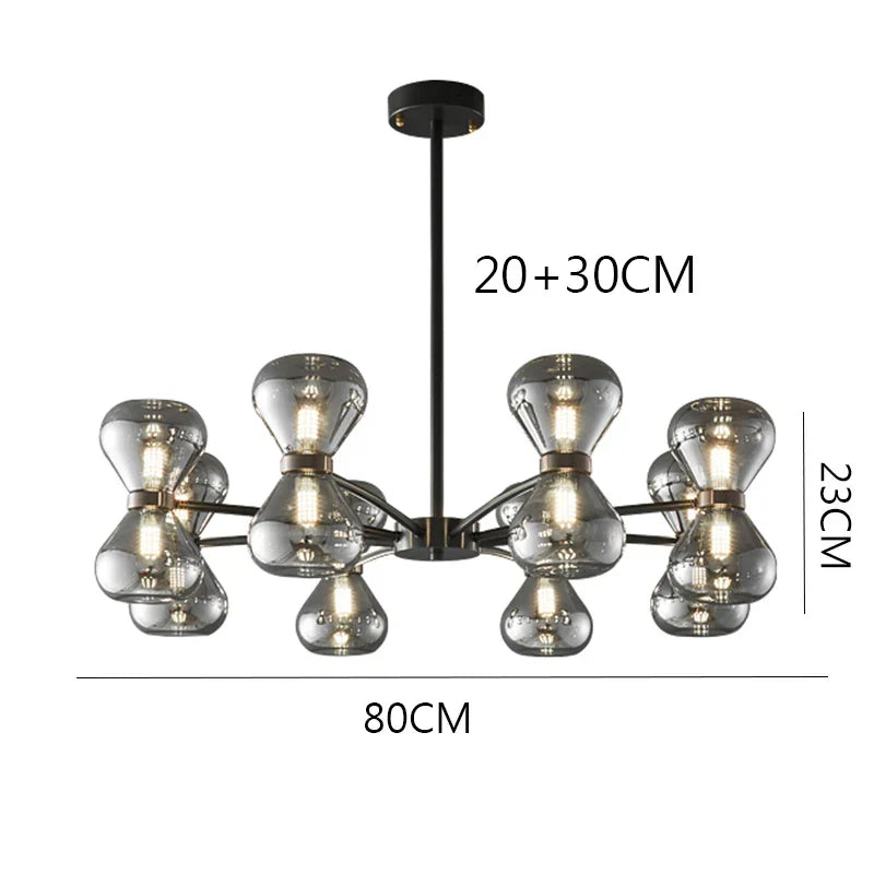 Decorbites™ LED-Hängeleuchter: Stilvolle Deckenlampe für Schlafzimmer und Wohnzimmer-Dekoration