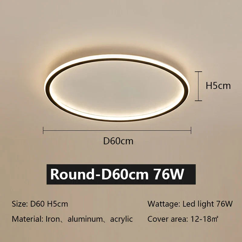 Decorbites™ LED-Deckenleuchte aus Eisen, dimmbar, modernes Lichtarmatur für das Wohnzimmer