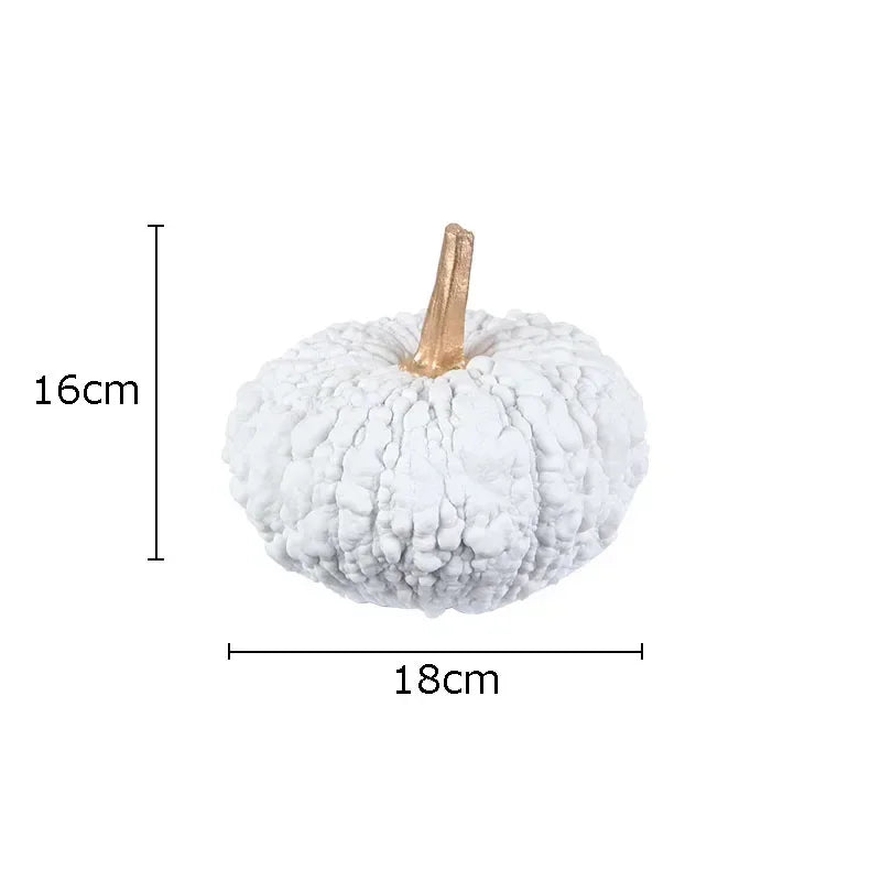 DecorBites™ Gold Pumpkin Resin Sculpture Ornaments Home Decor-Artistic Room Aesthetics
