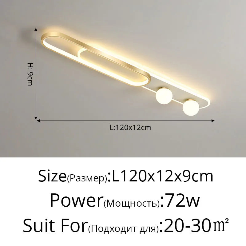 Decorbites™ LED-Ganglichter-Kronleuchter für Innenbeleuchtung im Zuhause, Schlafzimmer, Veranda, Korridor-Dekoration