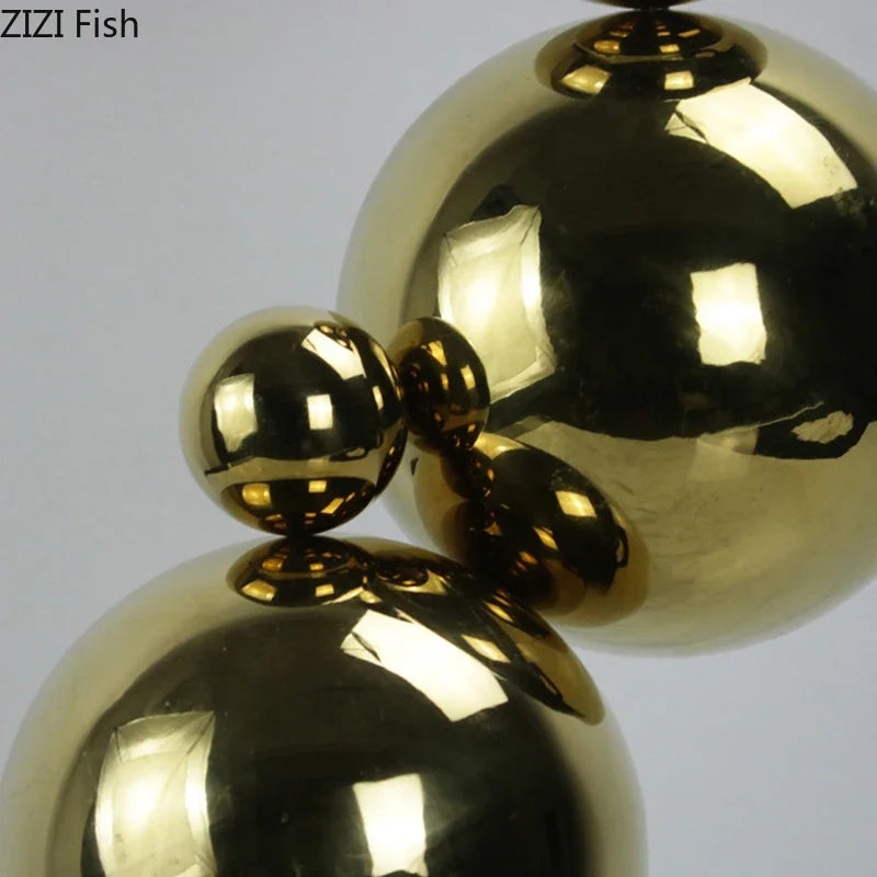 Decorbites™ Goldene Bälle Geometrische Metallskulptur Raum Schreibtisch Dekoration Ornamente