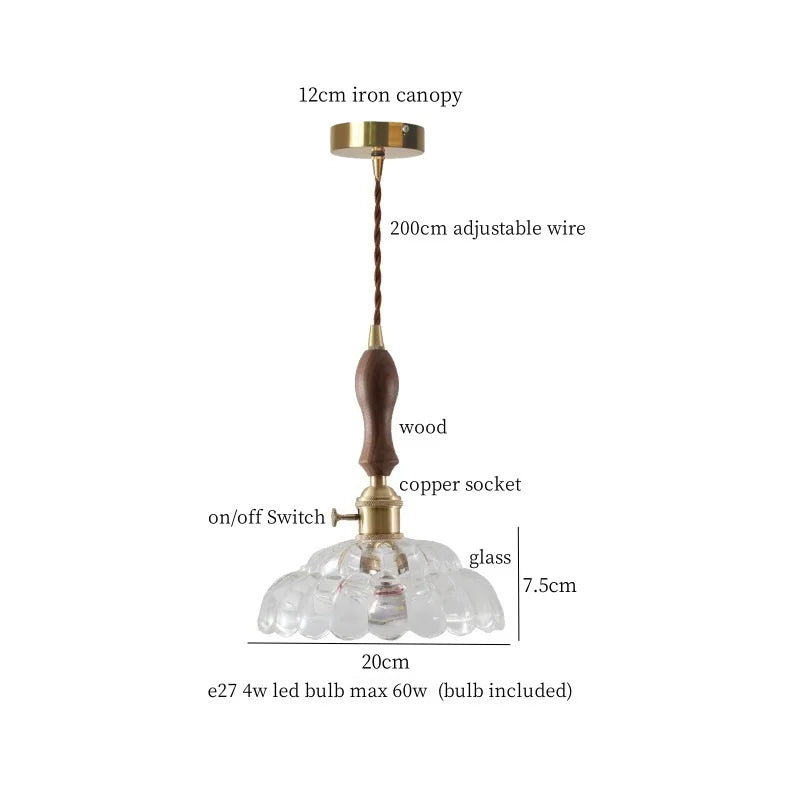 Decorbites™ Grüne Glas-LED-Hängeleuchten - Nordischer Minimalistischer Stil für Schlafzimmer, Wohnzimmer