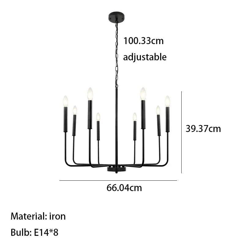 Decorbites™ Eisenastenzweige-Kronleuchter LED-Hängeleuchte – Elegante Wohnraumausstattung
