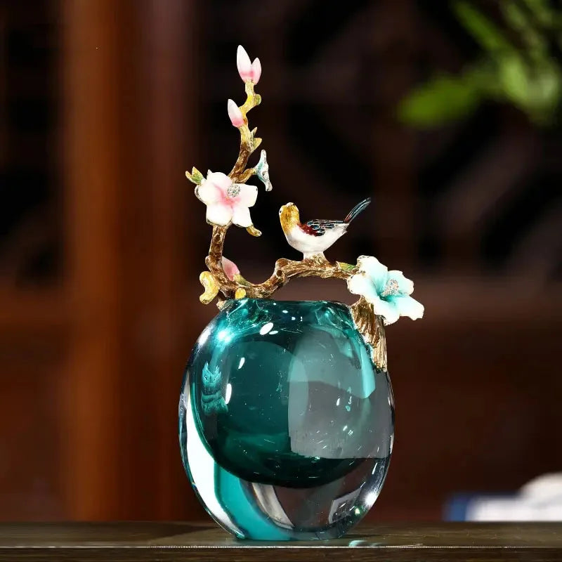 Decorbites™ Emaille-Kleine Ornamente & Glasvasen: Neuer chinesischer Stil für die Wohnzimmer-Dekoration