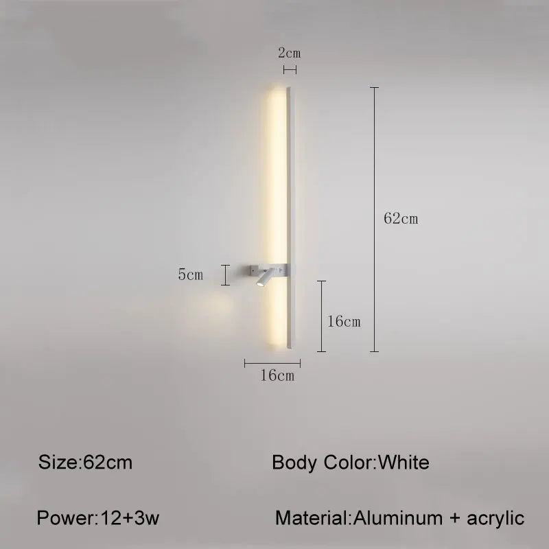 Decorbites™ LED Wandlampe: Moderner nordischer Stil Wohnzimmer Sofa Hintergrundleuchte
