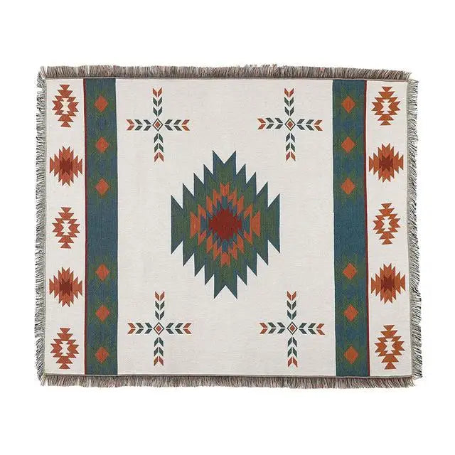 Decorbites™ Geometrische Baumwollgestrickte Sofadecke & Wandteppich
