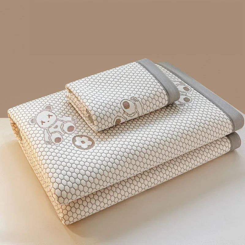 Decorbites™ Ice Bean Kühlgefühl-Matratzen-Set - Jacquard-Polster, waschbar, atmungsaktiv Matratze