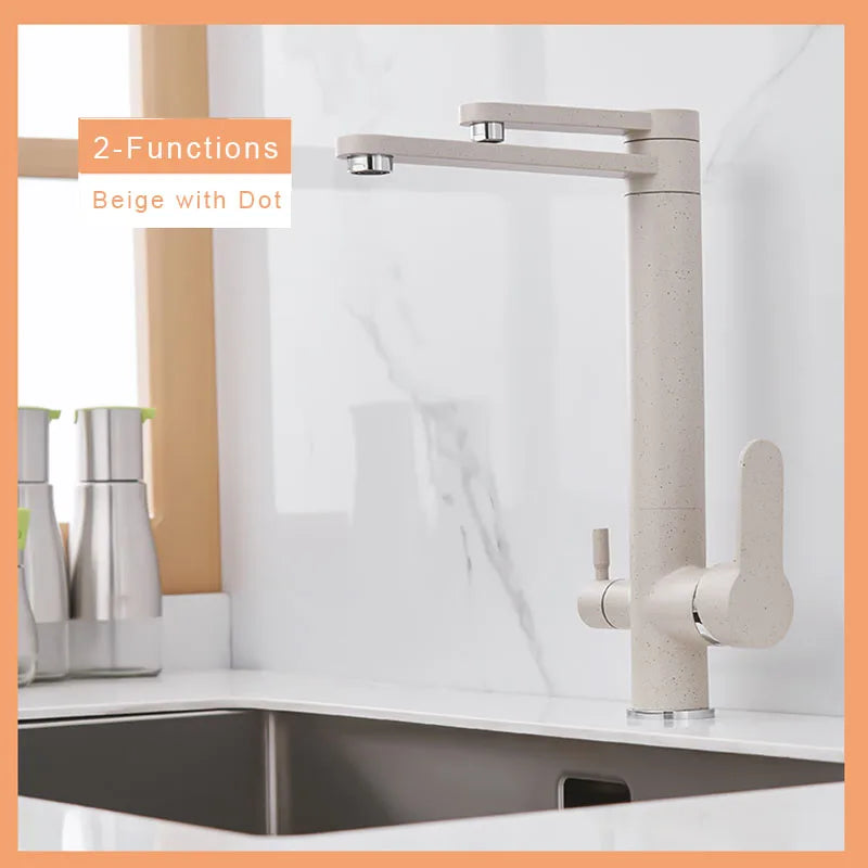 Decorbites™ Zweihand-Wasserfilter-Küchenarmatur mit 360°-Drehung und Wasserreinigung