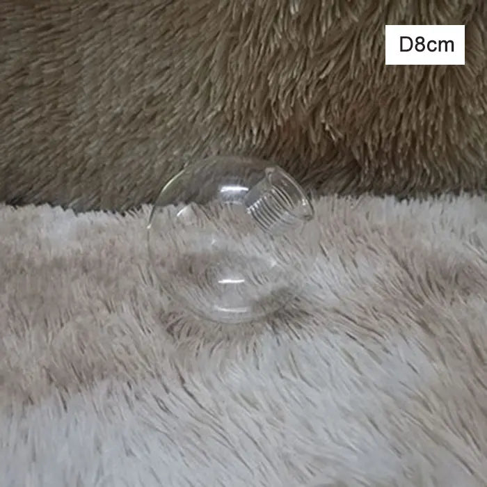 Decorbites™ Glas-Schirmabdeckung Ersatz mit 2 cm Fittingsöffnung für Globusgrößen D8cm-D25cm