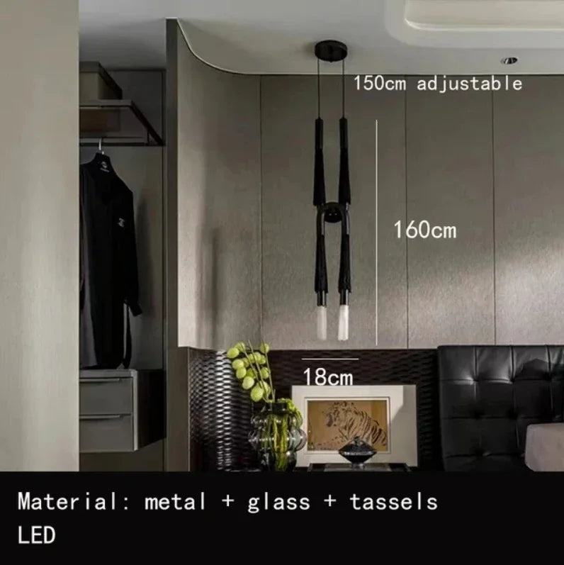 Decorbites™ Pferdehaar-Wandlampe Altgold Silber Schwarz Metall Stoff Licht