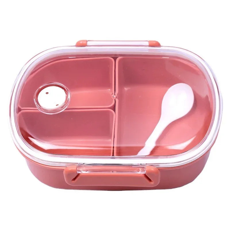 Decorbites™ Frische-haltendes Lunchbox-Set für Kinder: Drei Fächer, Mikrowellengeeignet