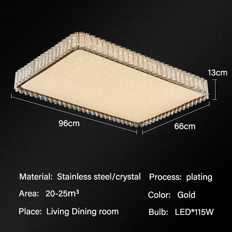 Decorbites™ Crystal-LED-Deckenleuchten: Moderne Beleuchtungseinrichtung für Zuhause im Wohnzimmer, Esszimmer, Küche, Schlafzimmer