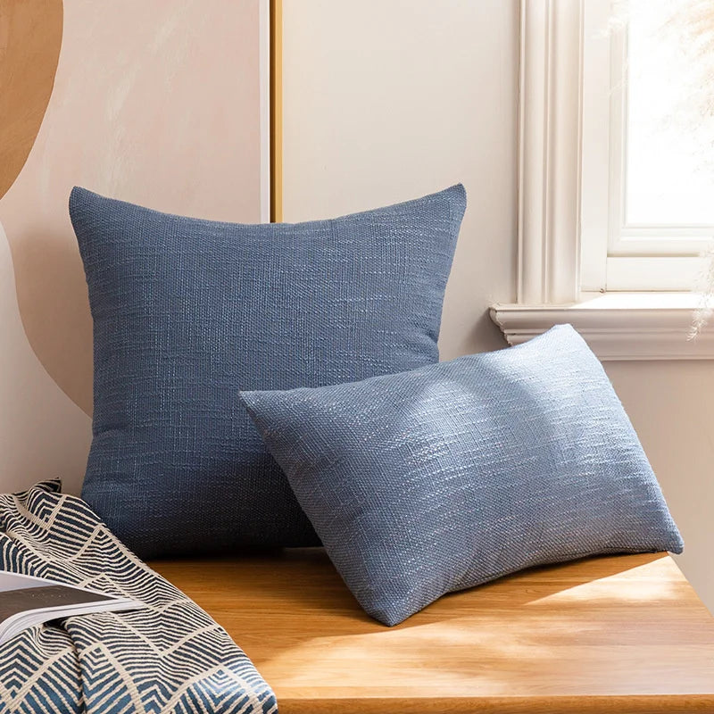 Decorbites™ Leinen-Baumwoll-Kissenbezug 100% Polyester Dekokissenbezug für die Hausdekoration