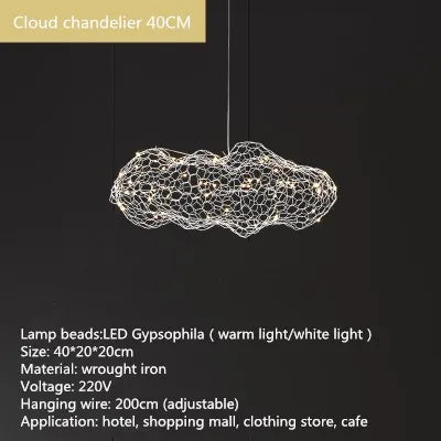 Decorbites™ Cloud Light: Nordisches Designer-Hängeleuchte für Schlafzimmer, Hotel, Restaurant, Bar