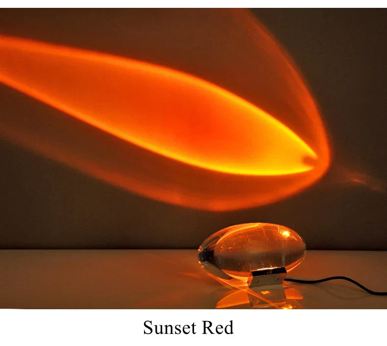 DecorBites™ Crystal LED Table Lamp: Elegant Night Light for Living & Bedroom Decor