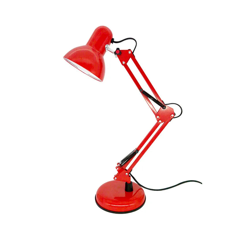 DecorBites™ Adjustable Swing Arm LED Desk Lamp with Switch for Office Reading and Bedside