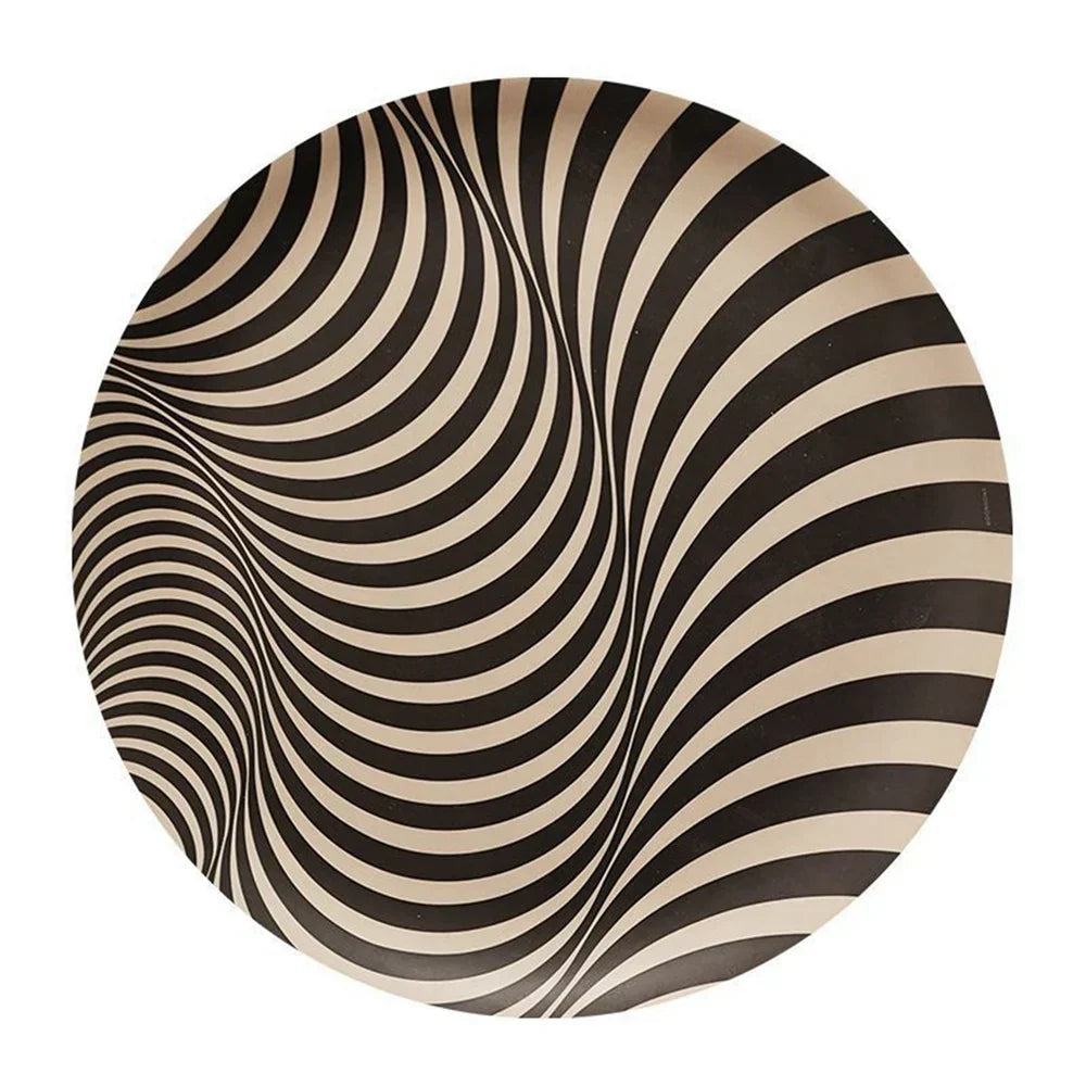Decorbites™ Koreanischer Stil Rundes Essensgeschirr aus Bambusfaser für Desserts, Früchte und Kuchen