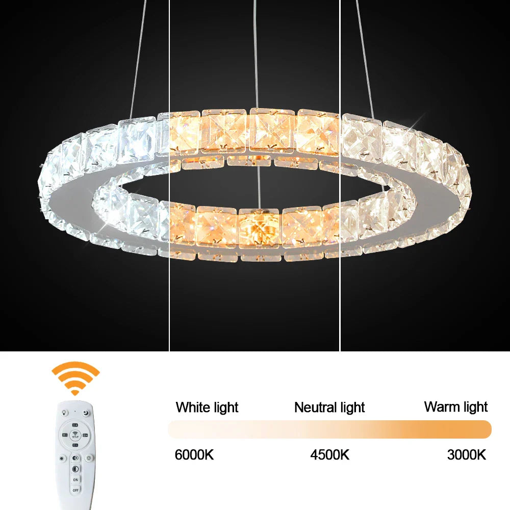 Decorbites™ Kristall-LED-Hängeleuchter für die Heimdekoration - Moderne Kunstarmatur