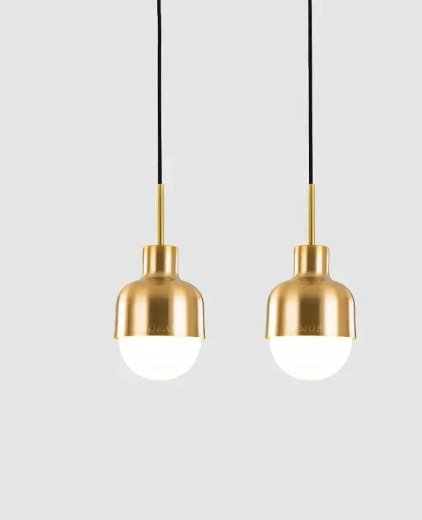DecorBites™ Gold Iron Led Pendant Lights for Kitchen Dining Room, Modern Luminaire Hanging Lamps