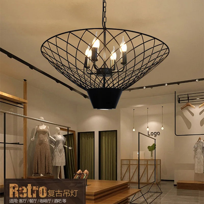 Decorbites™ Industrielles Barbecue-Restaurant-Pflanzenlicht – Dekorative Pendelleuchte für runden Tisch