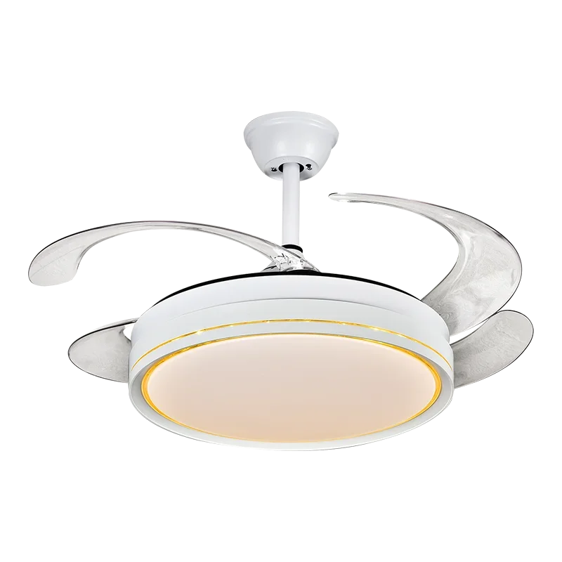 Decorbites™ LED-Deckenventilatoren mit Dekoration und Fernbedienung für Wohnzimmer, Schlafzimmer, Esszimmer
