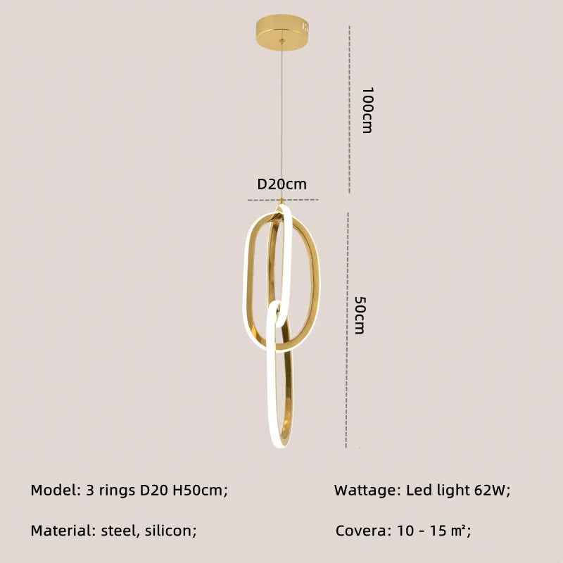 Decorbites™ Gold LED Wandarmatur dimmbare Beleuchtung polierter Stahl moderne Leuchten