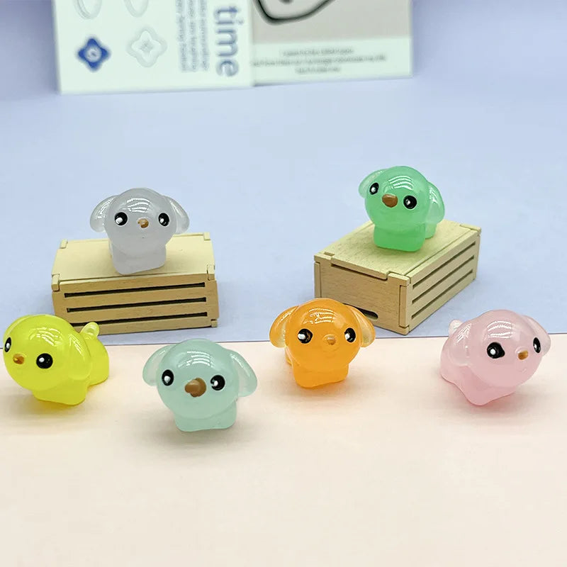 Decorbites™ Kawaii-Miniatur-Tierfiguren für die Wohnraumausstattung und Bücherregenzubehör