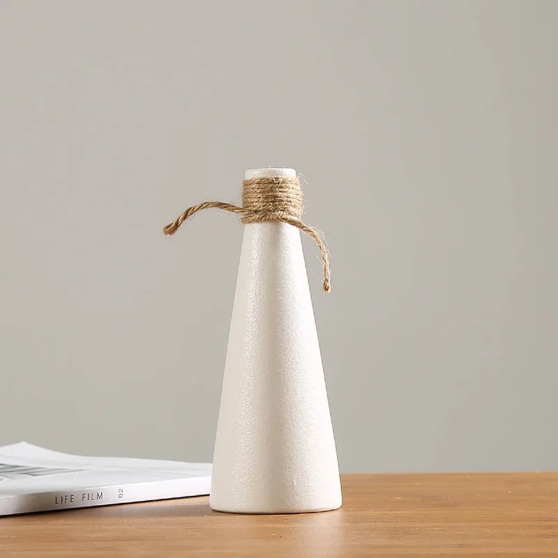 Decorbites™ Japanische Stil Keramikvasen für moderne Heimdekoration und künstliche Blumen