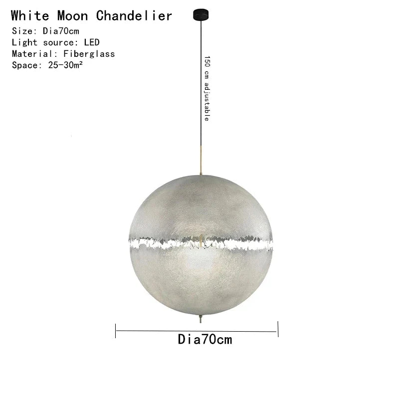 Decorbites™ Designer-Mondanhänger-Leuchter Hochwertige LED-Beleuchtung für Wohnzimmer und Schlafzimmer