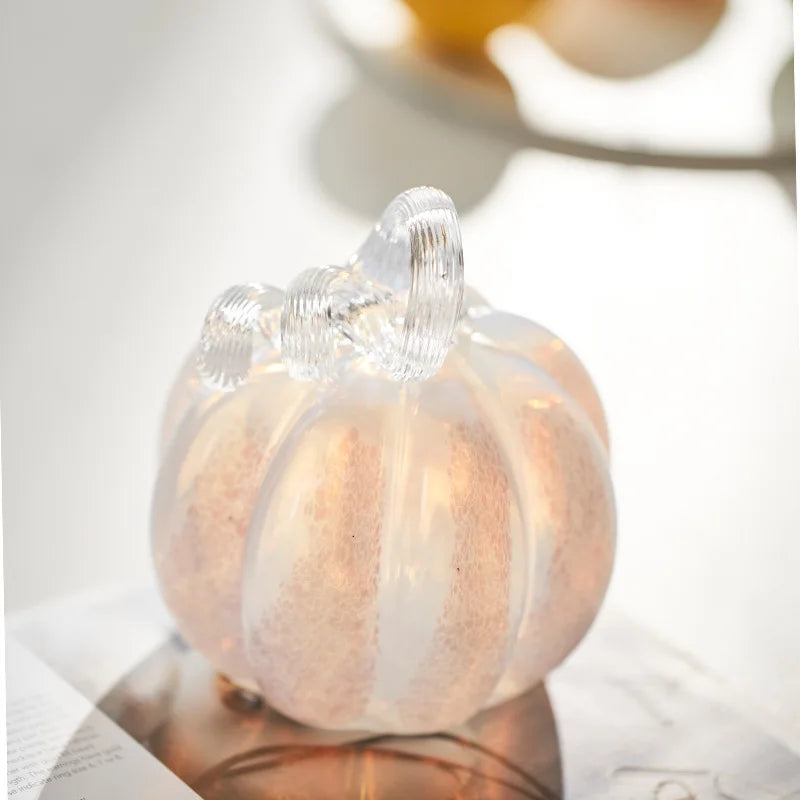 Decorbites™ Gradient-Glas-Kürbis-Dekorationsfigur für die Heimdekoration