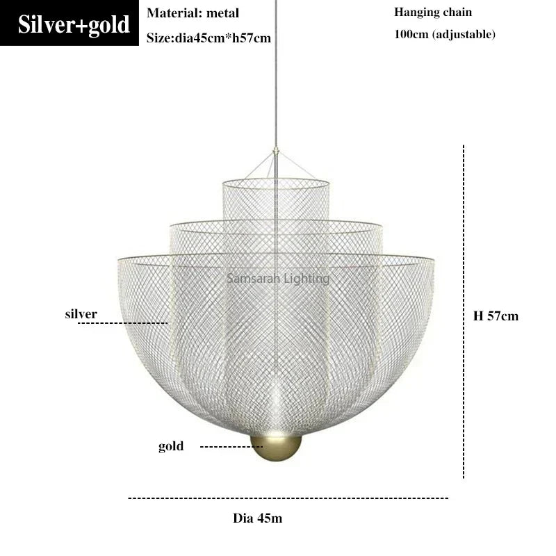 Decorbites™ Geometrische Eisenleuchter | Nordischer Loft-Pendant-Lichtarmatur