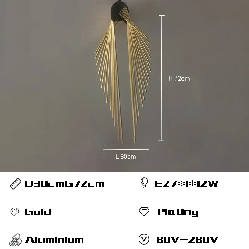 Decorbites™ Designer Flügelform-LED-Kronleuchter | Moderne Pendelleuchten für das Wohnzimmer