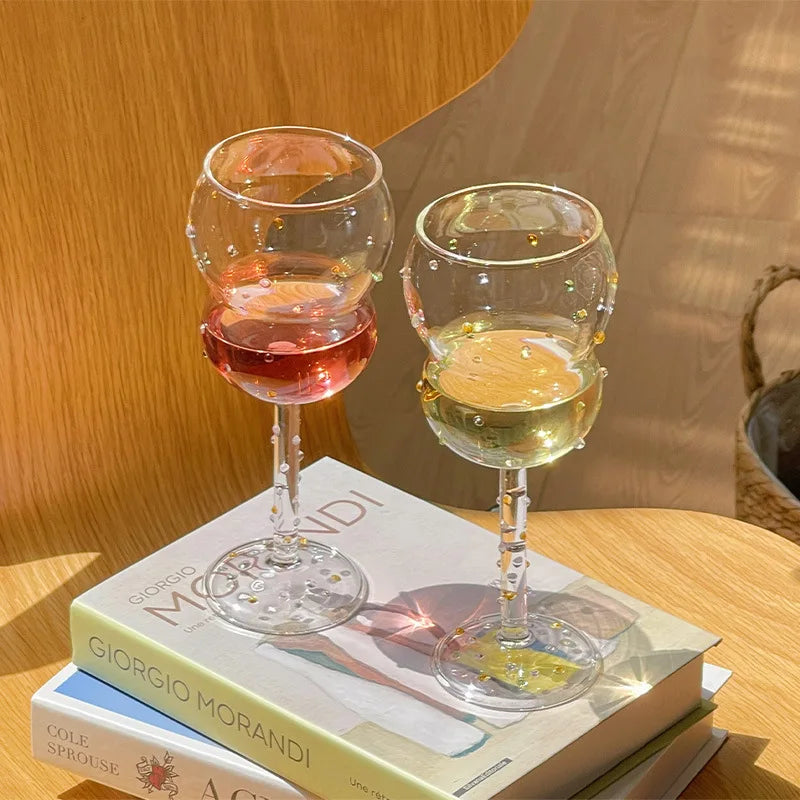 Decorbites™ Gem Spark Coupe Goblet Set - Bunte Kristall-Champagnerglas-Kollektion