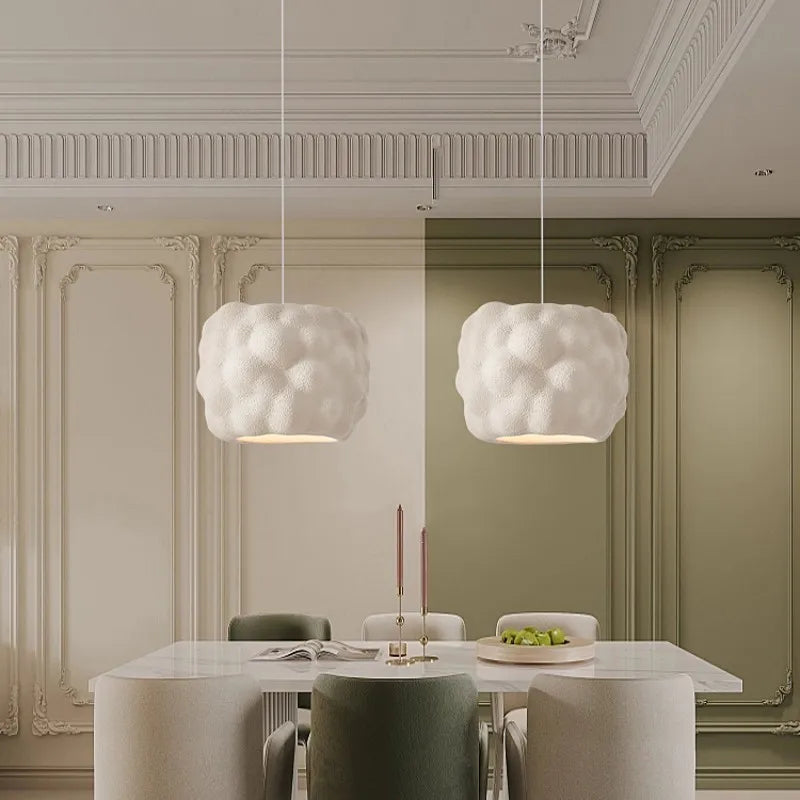 Decorbites™ Pendelleuchten im cremigen Stil: Minimalistisches nordisches Design für Nachttisch, Restaurant, Bar