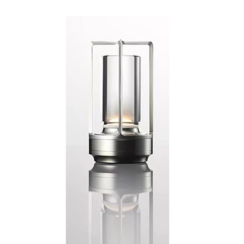 LED kristall tisch lampe Kunststoff Wiederaufladbare touch nacht lampe Schlafzimmer Nachttisch lampe Restaurant dekorative lampe