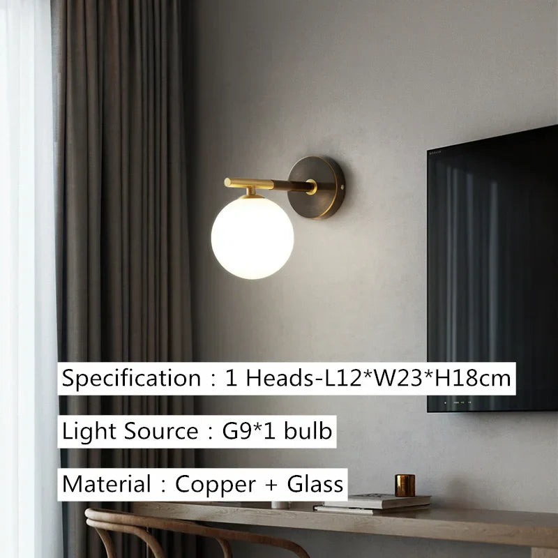 Decorbites™ Glas-Kugeln-LED-Deckenleuchter – Moderne nordische Pendelleuchte für das Wohnzimmer