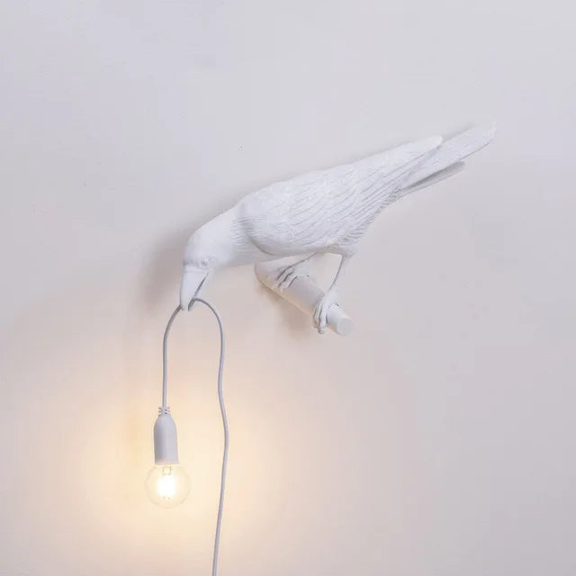 Decorbites™ Designer Vogel Wandlampe Moderne Harz Weiß Schwarz LED Licht Schlafzimmer Wohnzimmer
