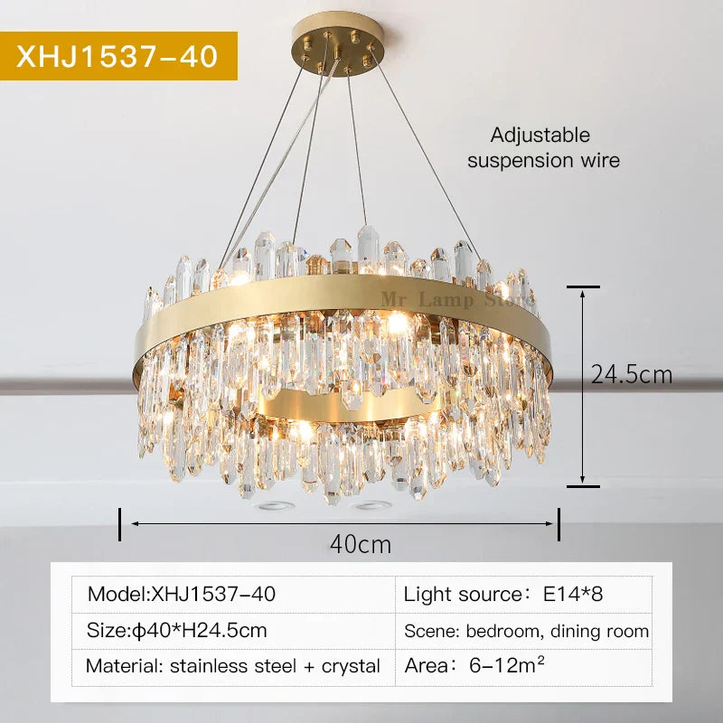 Decorbites™ Kristall-Leuchter: Postmoderne High-End-Luxus für Wohnzimmer, Schlafzimmer und Restaurant