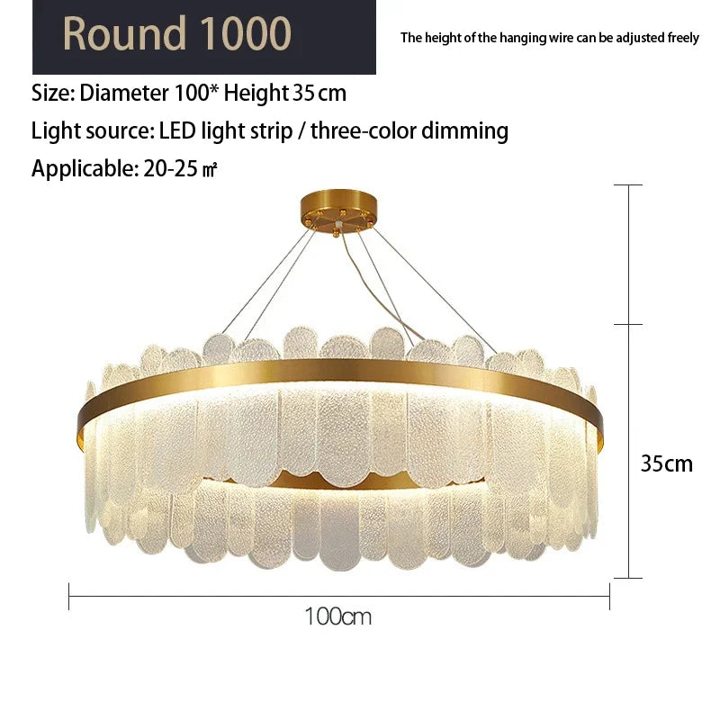 Decorbites™ Kristall-LED-Kronleuchter: Elegante Deckenbeleuchtung für Wohnzimmer, Schlafzimmer, Hotel