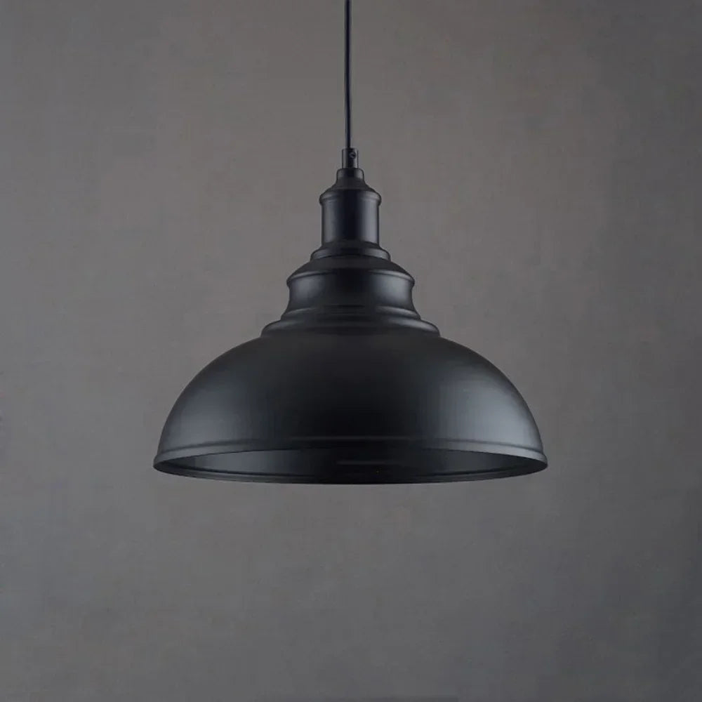 Retro Industrial Color Block Aluminum Pendant Light
