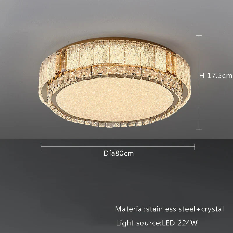 Decorbites™ Kristallglas-Deckenleuchte LED-Leuchtenarmatur für modernes Wohnzimmer-Dekor