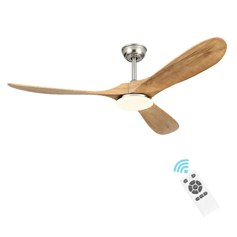 Decorbites™ Industrieller Holz-Deckenventilator - Fernbedienung - Dekorativer Vintage-Bläser