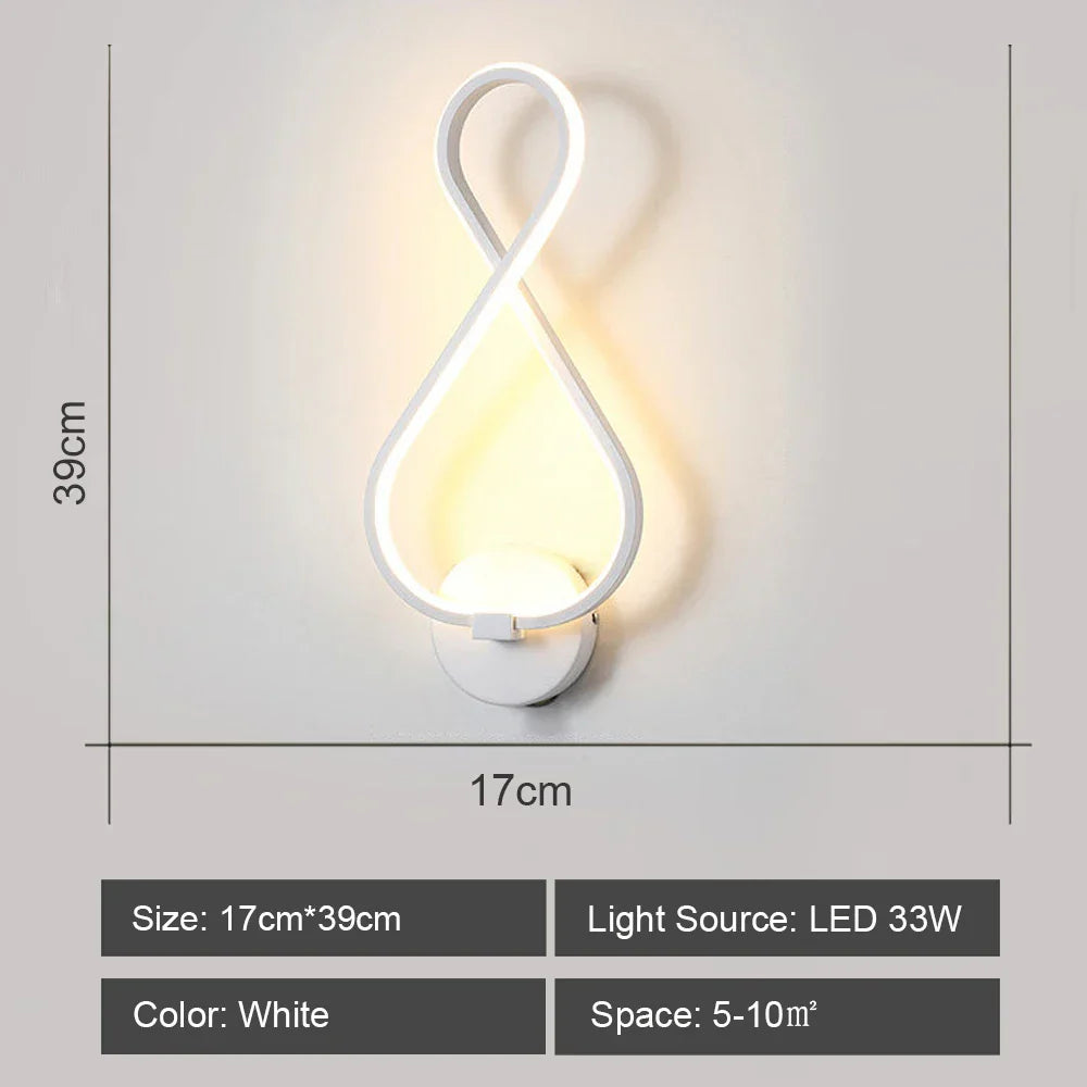 Decorbites™ LED-Wandleuchte für modernes Wohnbeleuchtung Kronleuchter & Deckenlampe Wandleuchte
