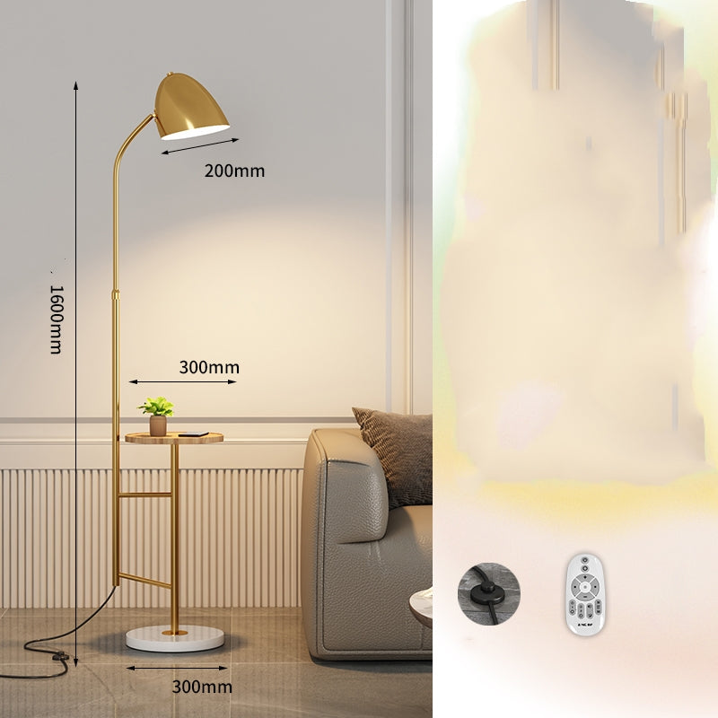 Nordische Stehlampe mit InsUSB kabelloser Ladeleuchte Luxus
