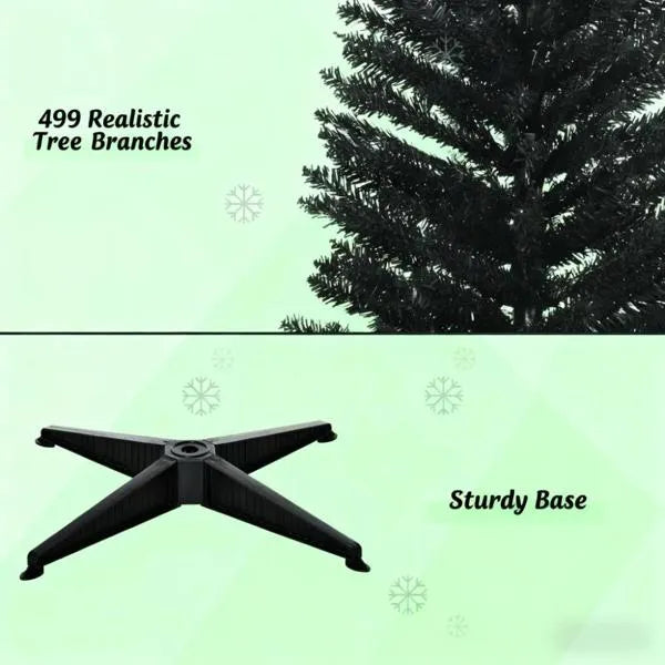 Bleistift-Weihnachtsbaum mit stabilem Sockel, perfekt für moderne Feiertagsdekoration