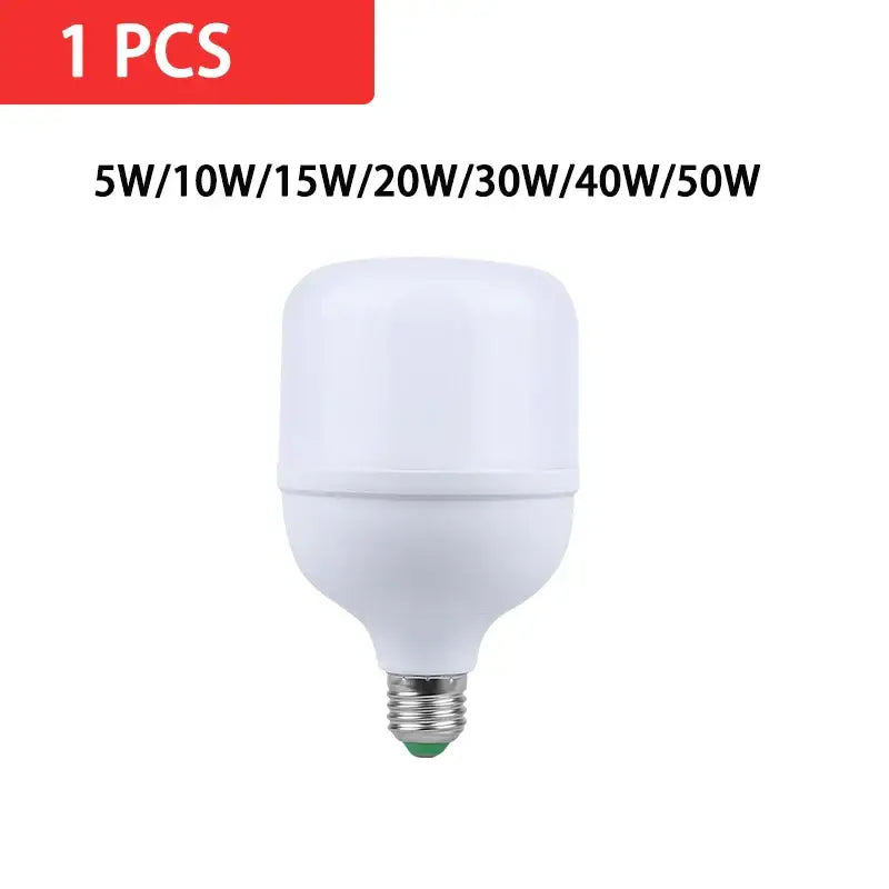 DecorBites™ led highlight lamps with white frosted plastic body and metallic screw base for energy saving home decor