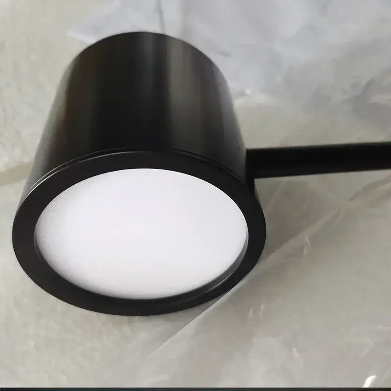 Decorbites™ black matte cylindrical led pendant light fixture with frosted diffuser for indoor dining and kitchen lighting