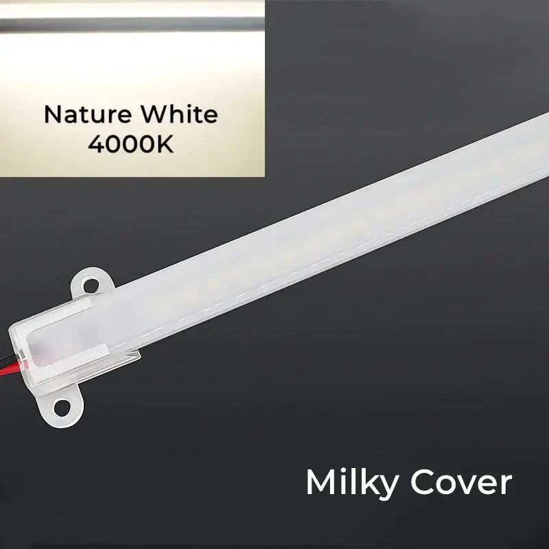 Nature white 4000k decorbites led tube lamp with milky cover for showcase cabinet strip lighting uses smd2835 leds