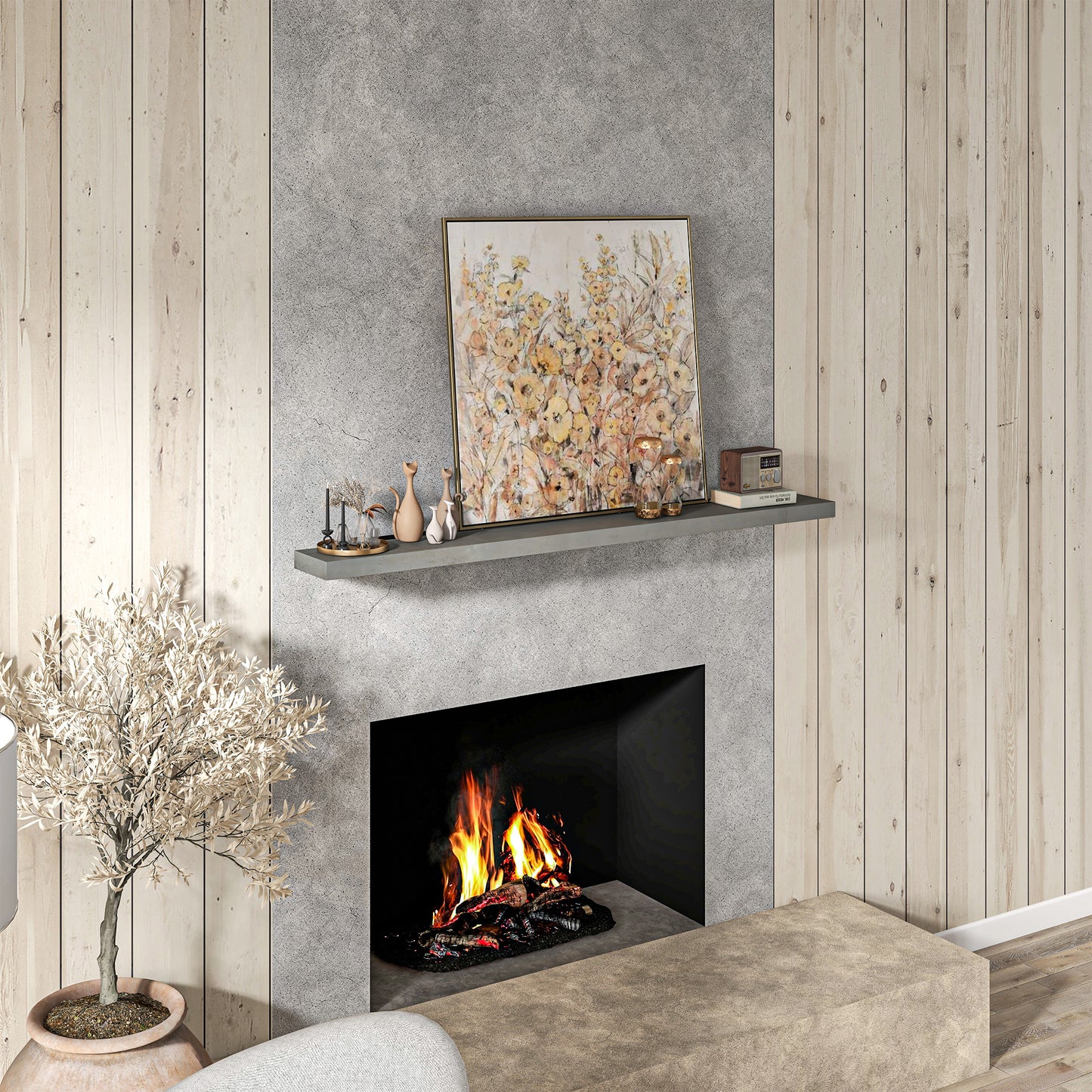 72" Kamin-Simssims